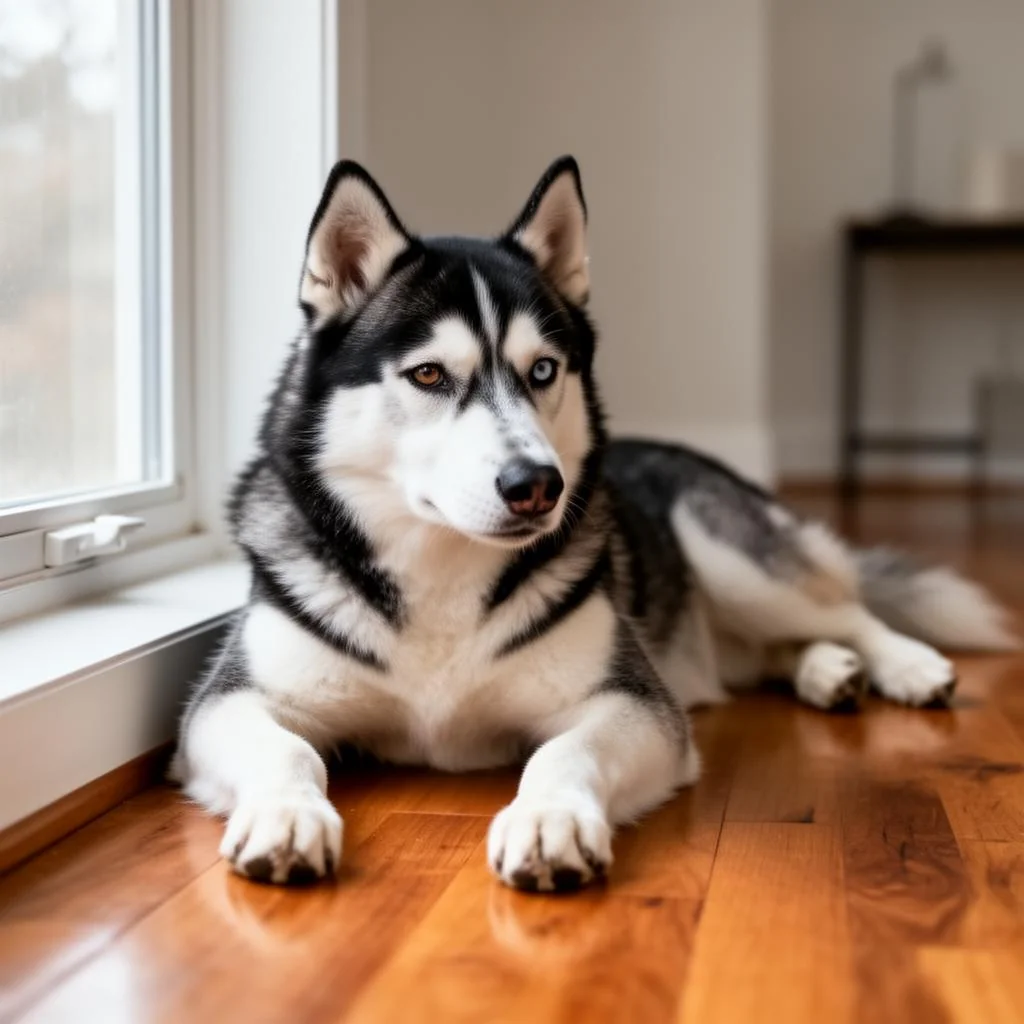 Marcus and Nova (Siberian Husky)